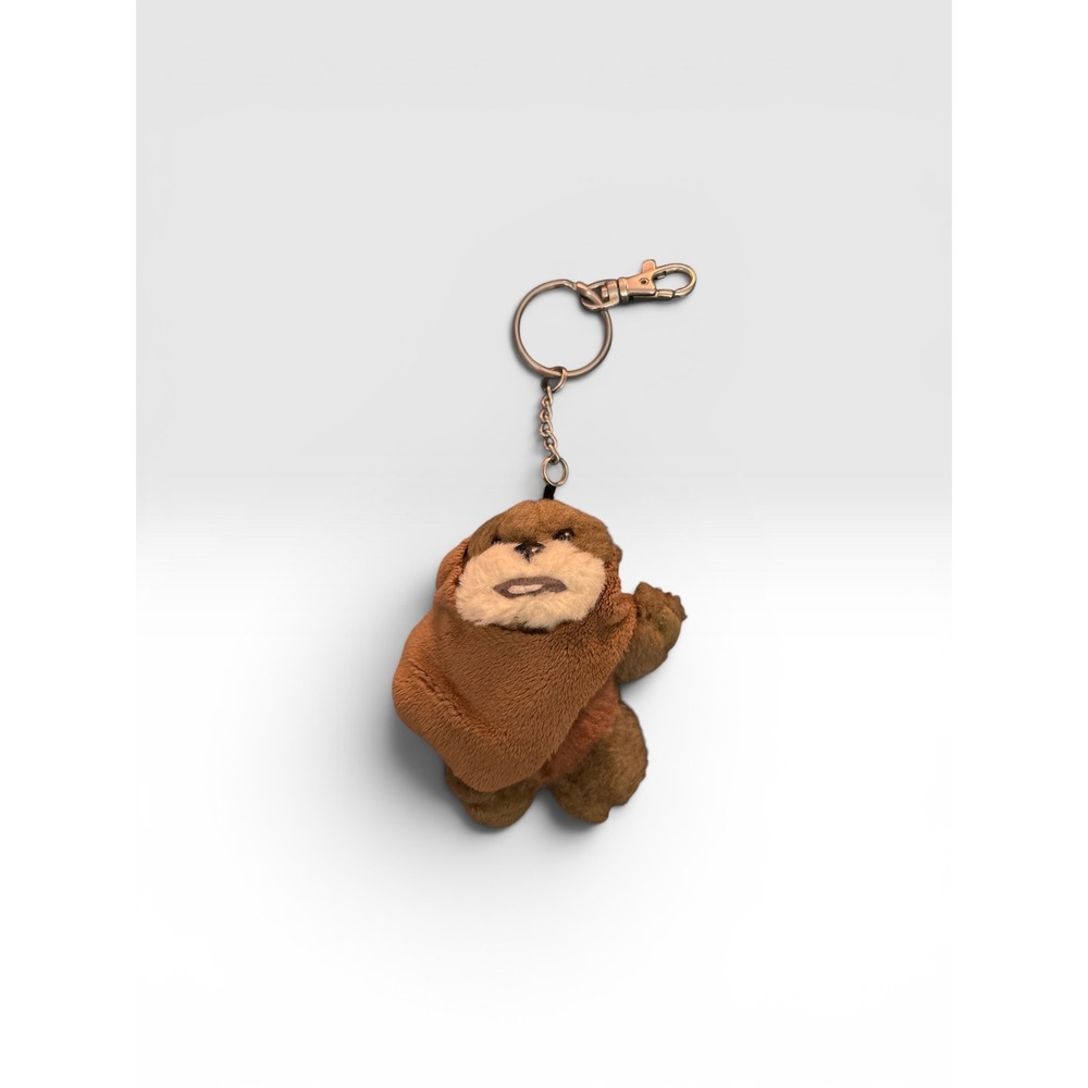 Disney 2004 Parks Star Wars Ewok Plush Keychain Brown Wicket Disneyland WDW